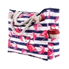 Large Beach bag Holiday printing portable shoulder bag Large capacity  canvas bag